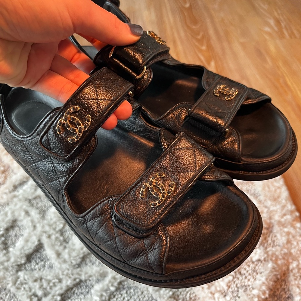 Chanel Dad sandals, EU size 39 - Picture 1 of 7